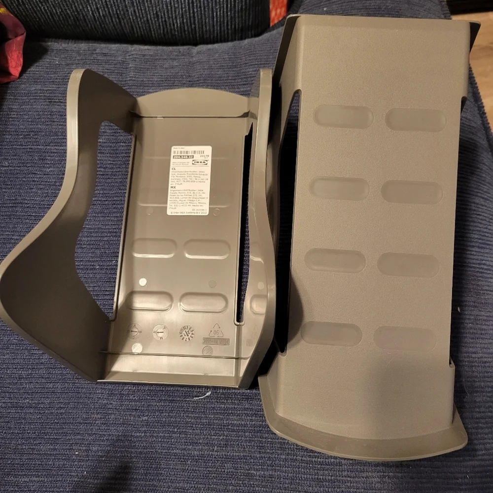 Ikea shoe rack 2 pair pack new grey